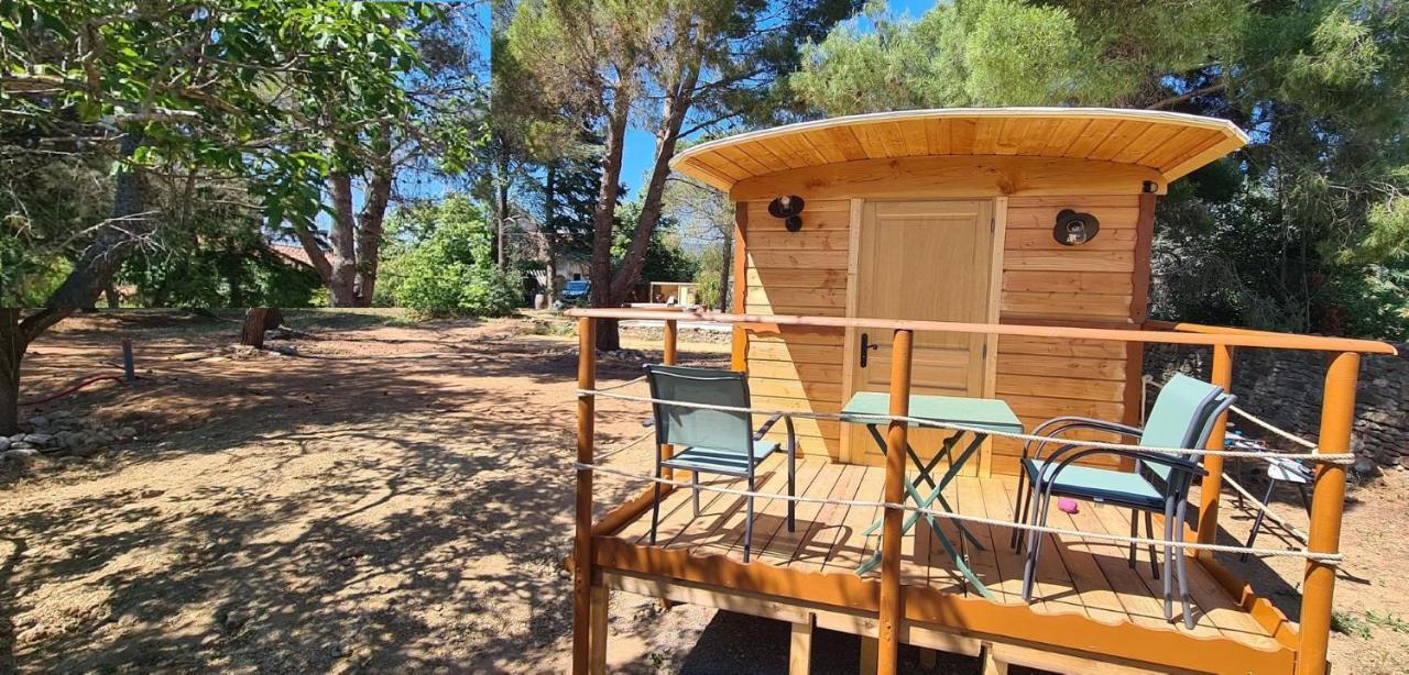 Roulotte Dans L'Aude Villa Trausse Exterior photo